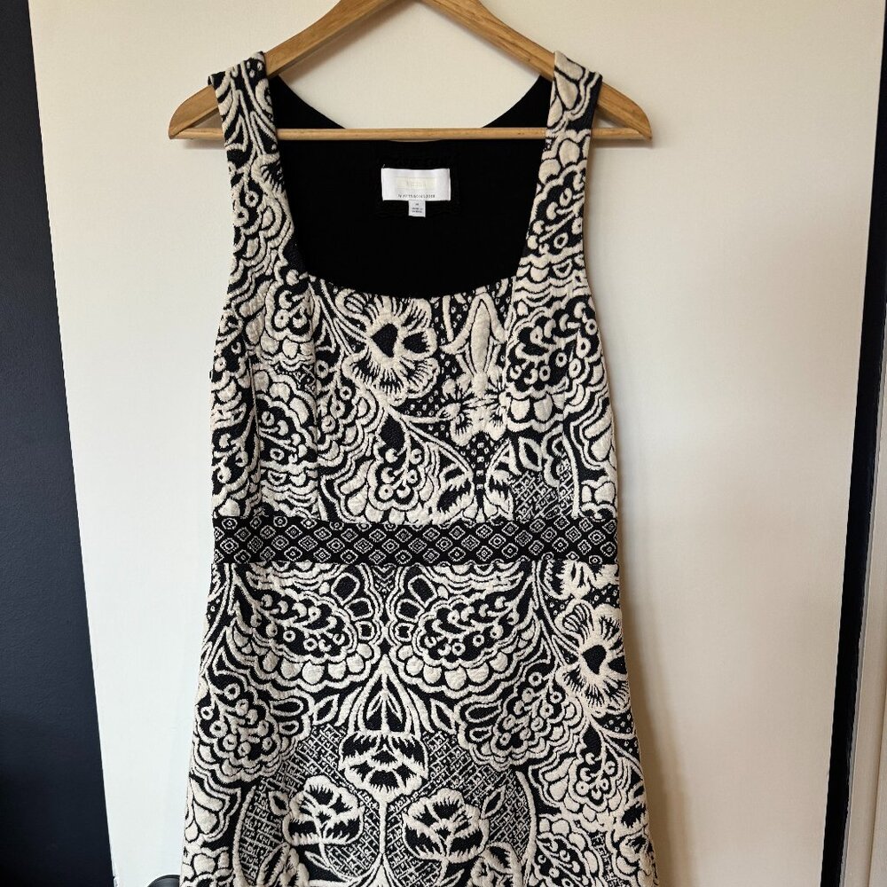 Ett Twa by Anthropologie Sleeveless Side Zip Lined Knit Dress